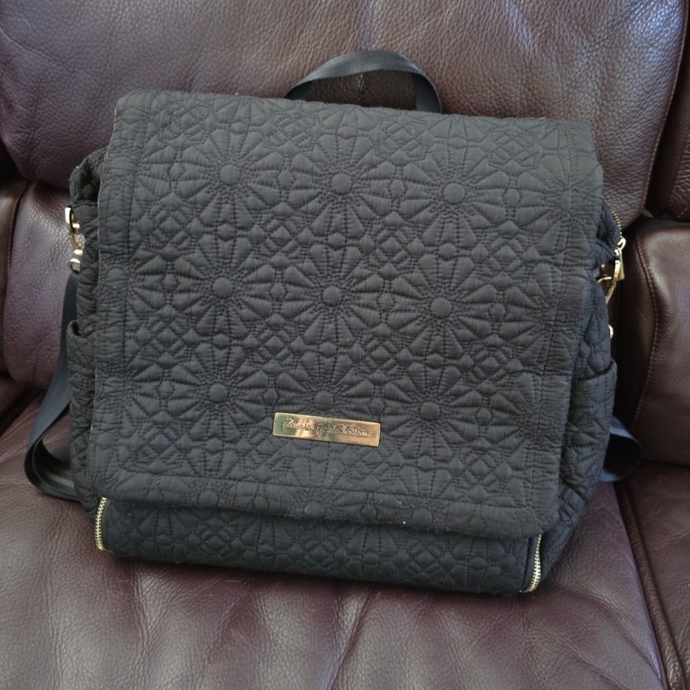 Black Quilted Men's Bag